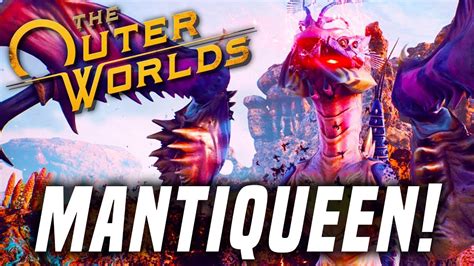 THE OUTER WORLDS: MANTIQUEEN BOSS FIGHT!.